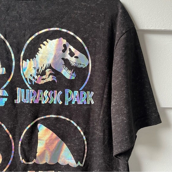 Jurassic Park, E.T., Back to the Future, Jaws Graphic T-Shirt Short Sleeve Tee - Picture 10 of 13